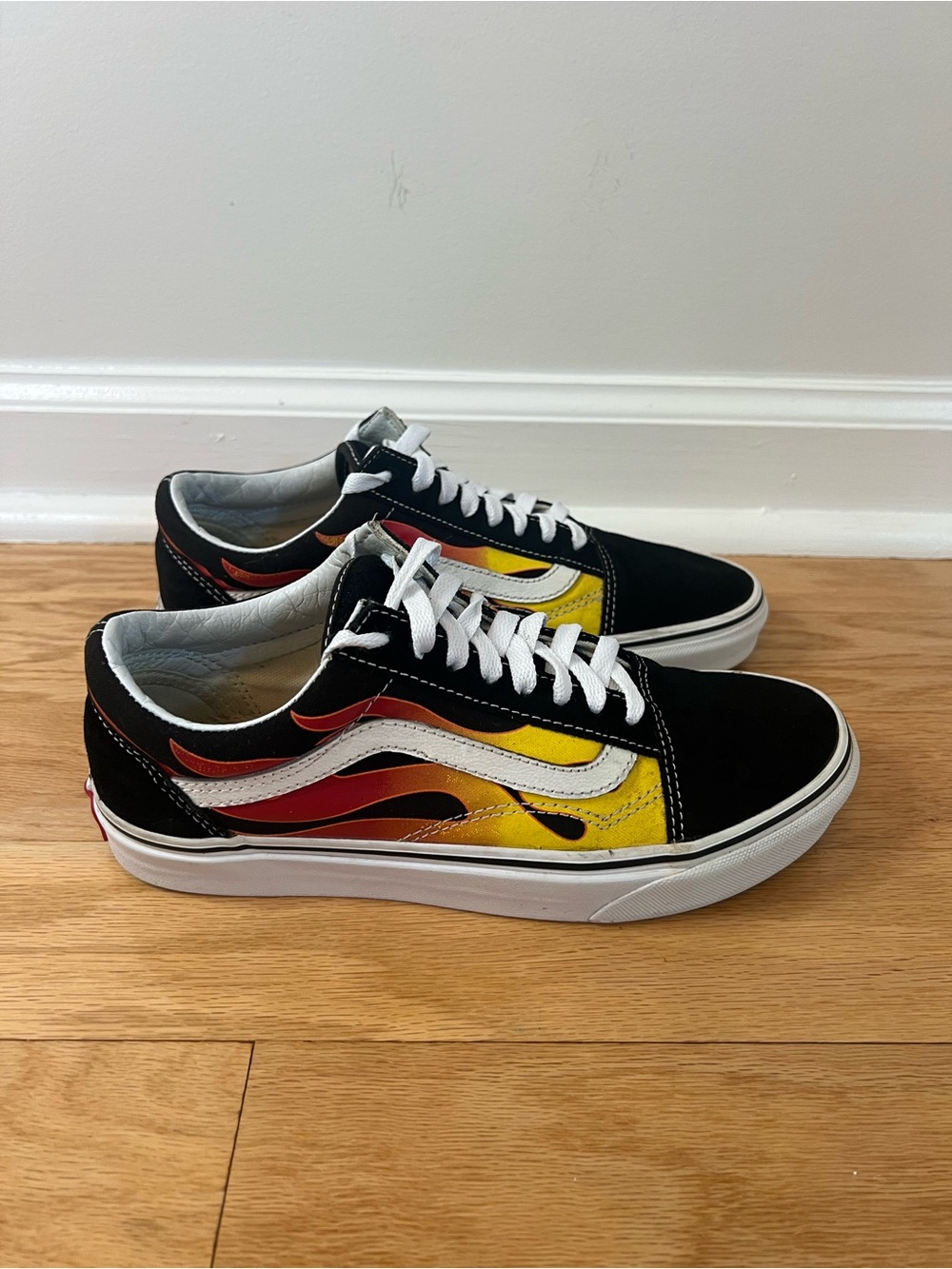 Vans Old Skool Flame Suede Skate Shoes - Picture 2 of 10